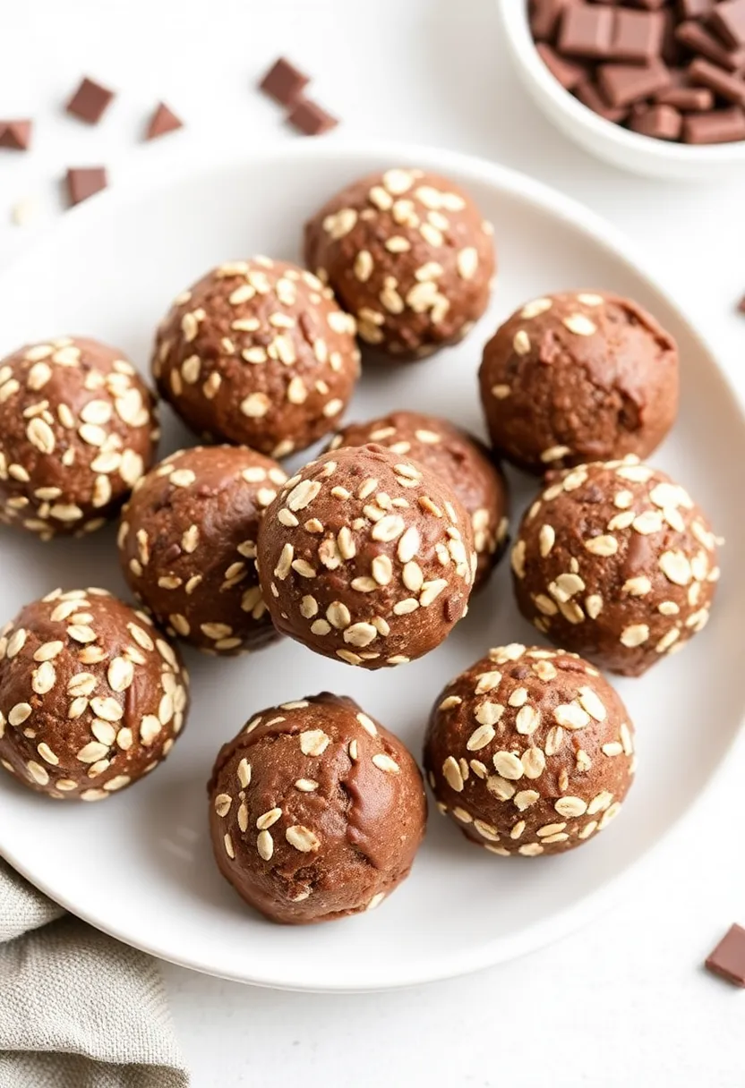 30+ Lunch Box Ideas for Kids That Make Eating Fun 157 30+ Lunch Box Ideas for Kids That Make Eating Fun - 25. Chocolate Energy Bites