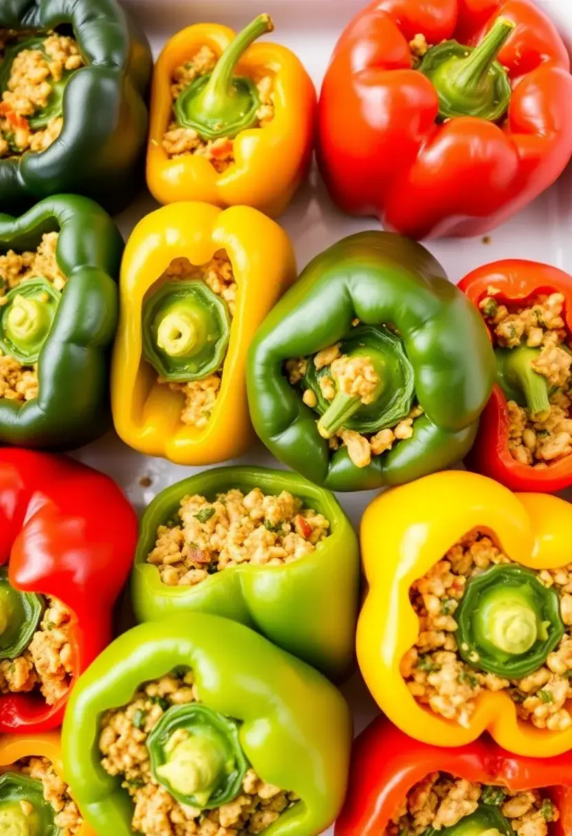 30+ Lunch Box Ideas for Kids That Make Eating Fun 183 30+ Lunch Box Ideas for Kids That Make Eating Fun - 29. Stuffed Bell Peppers
