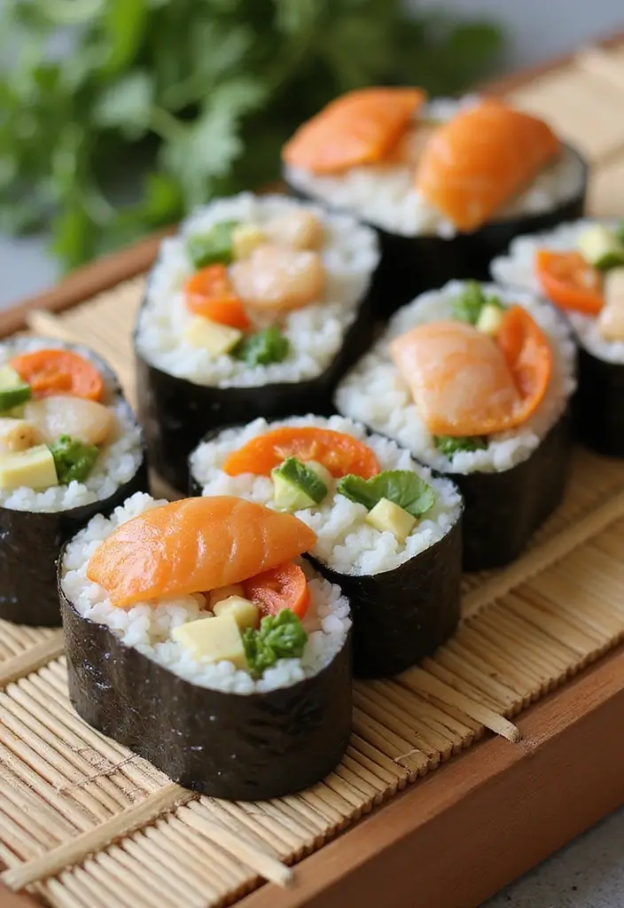 30+ Lunch Box Ideas for Kids That Make Eating Fun 13 30+ Lunch Box Ideas for Kids That Make Eating Fun - 3. DIY Sushi Rolls