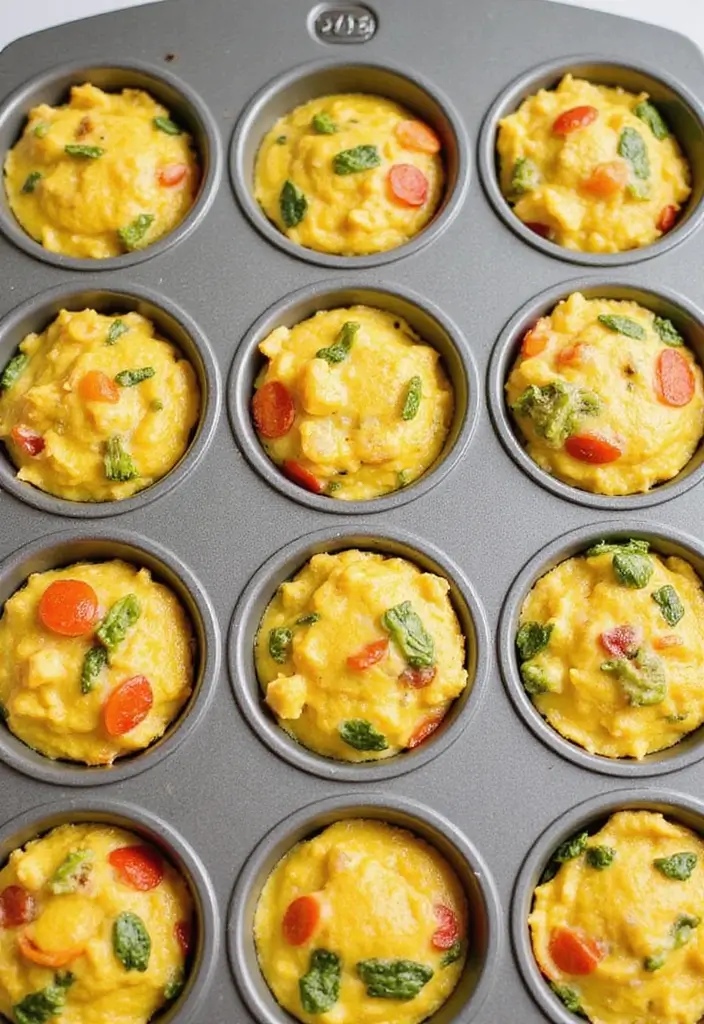 30+ Lunch Under 400 Calories Meal Ideas for Light and Healthy Eating 60 30+ Lunch Under 400 Calories Meal Ideas for Light and Healthy Eating - 10. Egg & Veggie Muffins