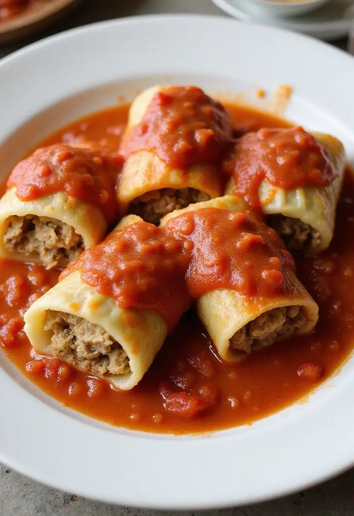 30+ Lunch Under 400 Calories Meal Ideas for Light and Healthy Eating 100 30+ Lunch Under 400 Calories Meal Ideas for Light and Healthy Eating - 16. Stuffed Cabbage Rolls