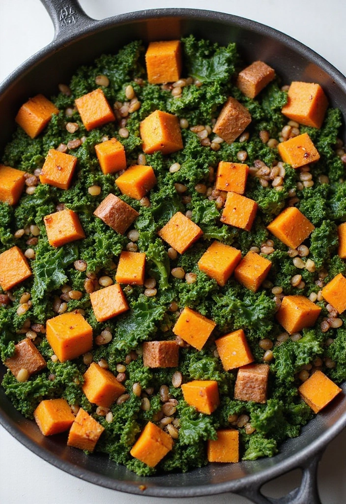 30+ Lunch Under 400 Calories Meal Ideas for Light and Healthy Eating 171 30+ Lunch Under 400 Calories Meal Ideas for Light and Healthy Eating - 27. Sweet Potato & Kale Hash