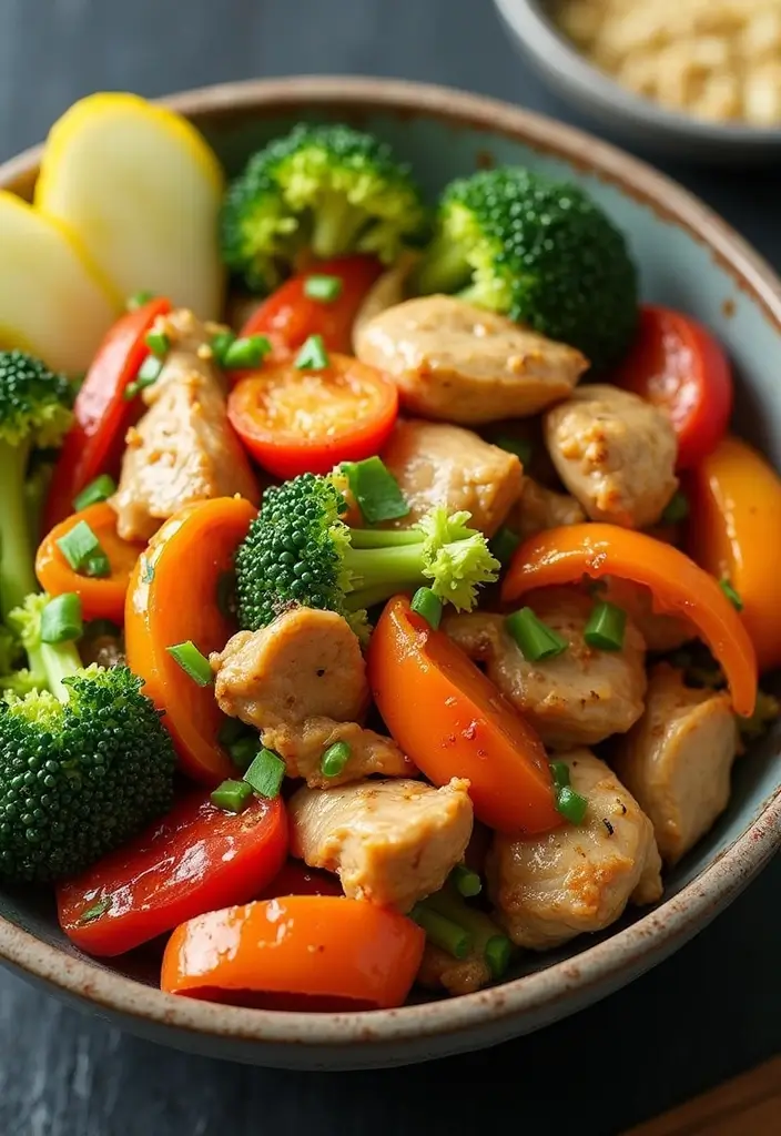 30+ Lunch Under 400 Calories Meal Ideas for Light and Healthy Eating 183 30+ Lunch Under 400 Calories Meal Ideas for Light and Healthy Eating - 29. Chicken & Vegetable Stir-Fry