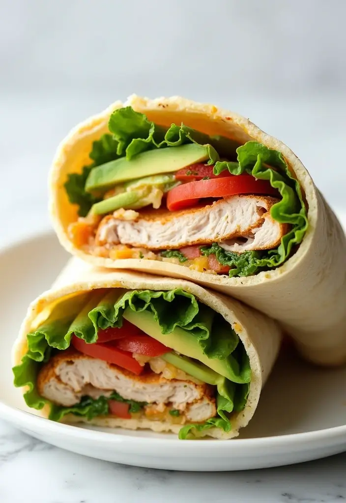 30+ Lunch Under 400 Calories Meal Ideas for Light and Healthy Eating 15 30+ Lunch Under 400 Calories Meal Ideas for Light and Healthy Eating - 3. Turkey & Avocado Wrap