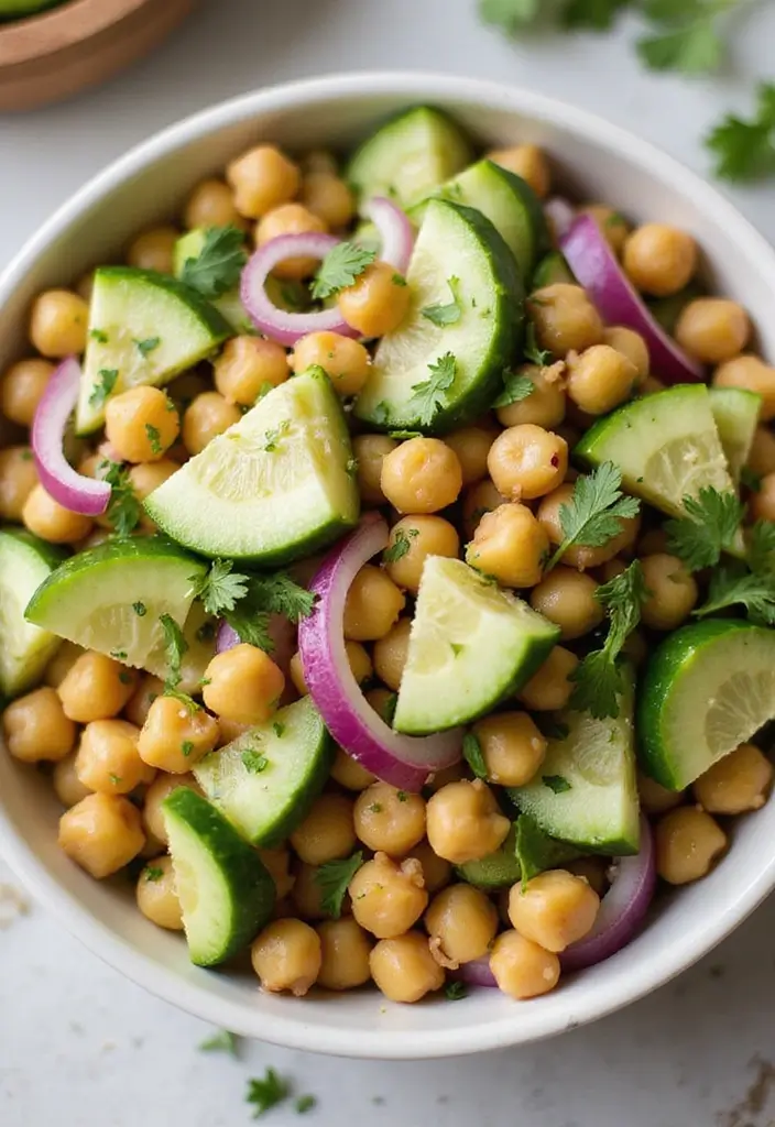 30+ Lunch Under 400 Calories Meal Ideas for Light and Healthy Eating 41 30+ Lunch Under 400 Calories Meal Ideas for Light and Healthy Eating - 7. Chickpea Salad
