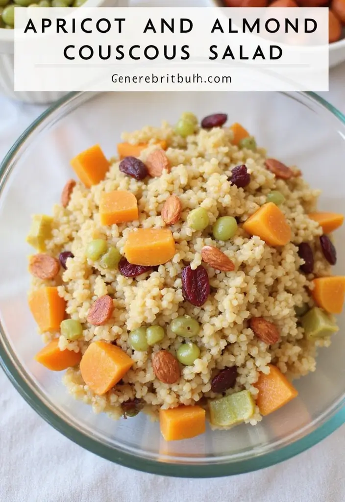 30+ Meal Prep Lunch Ideas to Bring to Work and Save Time 109 30+ Meal Prep Lunch Ideas to Bring to Work and Save Time - 19. Apricot and Almond Couscous Salad