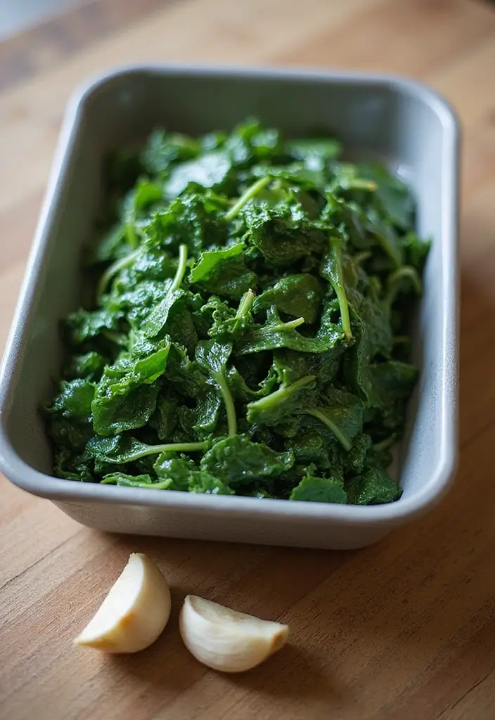 30+ Meal Prep Lunch Ideas to Bring to Work and Save Time 159 30+ Meal Prep Lunch Ideas to Bring to Work and Save Time - 27. Sautéed Greens with Garlic