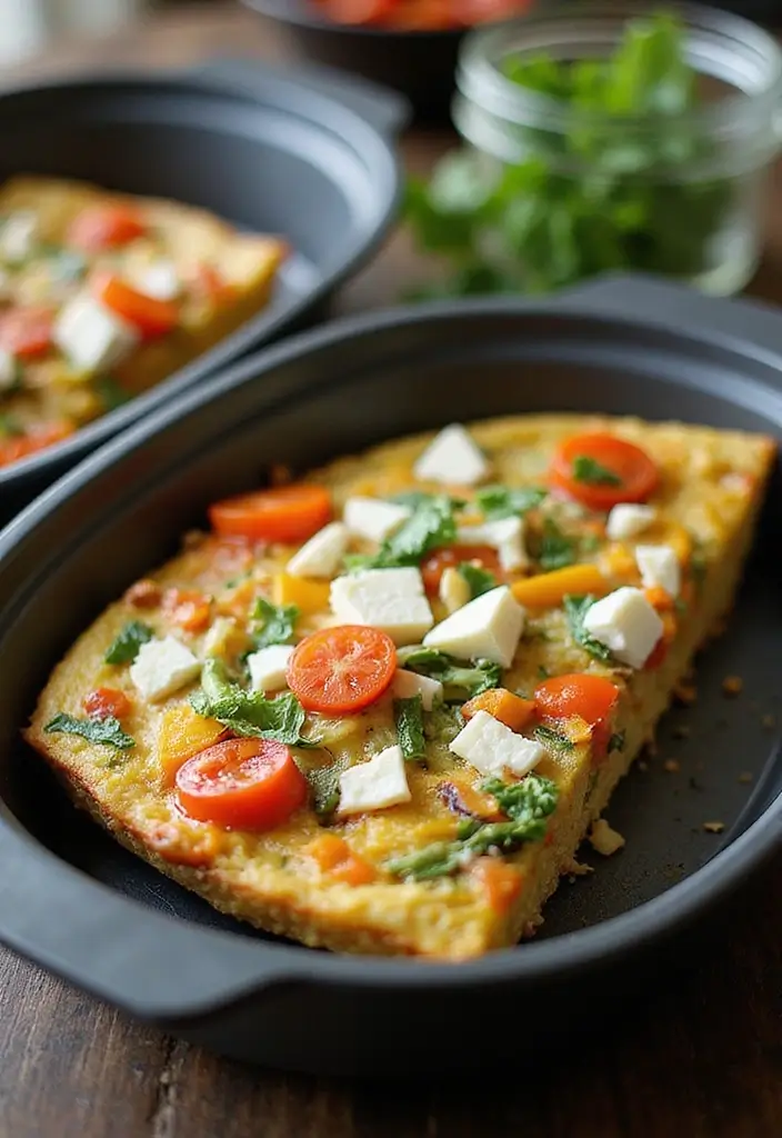 30+ Meal Prep Lunch Ideas to Bring to Work and Save Time 174 30+ Meal Prep Lunch Ideas to Bring to Work and Save Time - 30. Frittata with Seasonal Vegetables