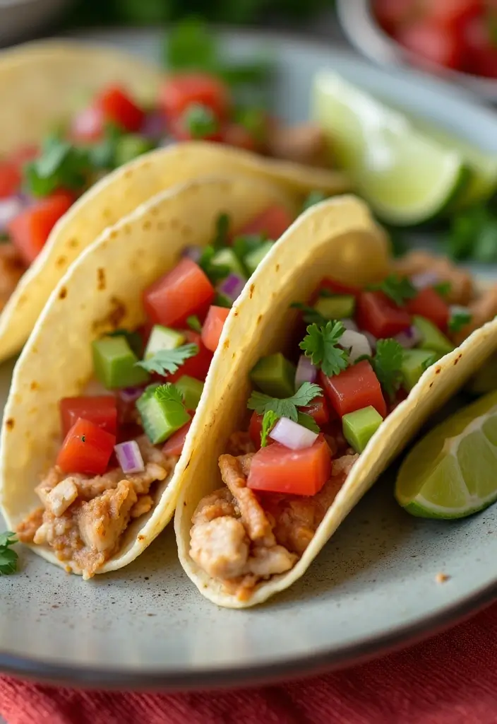 30+ Mexican Lunch Ideas for Work Packed with Spice and Flavor 113 30+ Mexican Lunch Ideas for Work Packed with Spice and Flavor - 19. Turkey and Avocado Tacos