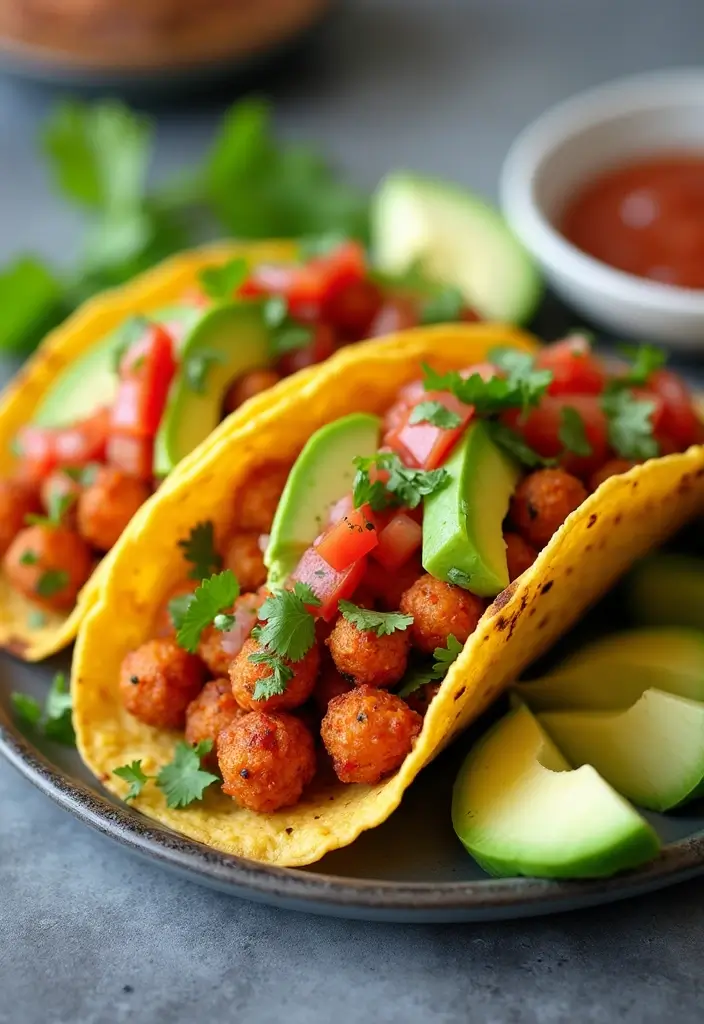 30+ Mexican Lunch Ideas for Work Packed with Spice and Flavor 134 30+ Mexican Lunch Ideas for Work Packed with Spice and Flavor - 22. Spicy Chickpea Tacos