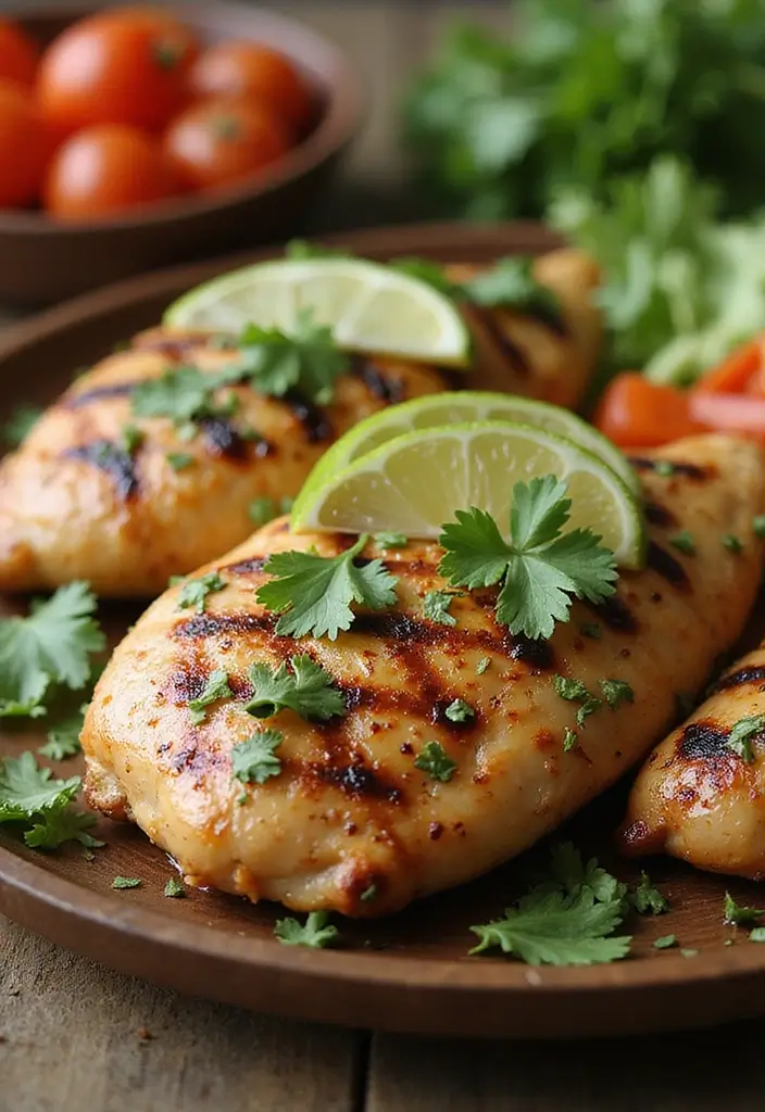 30+ Mexican Lunch Ideas for Work Packed with Spice and Flavor 167 30+ Mexican Lunch Ideas for Work Packed with Spice and Flavor - 27. Cilantro Lime Grilled Chicken