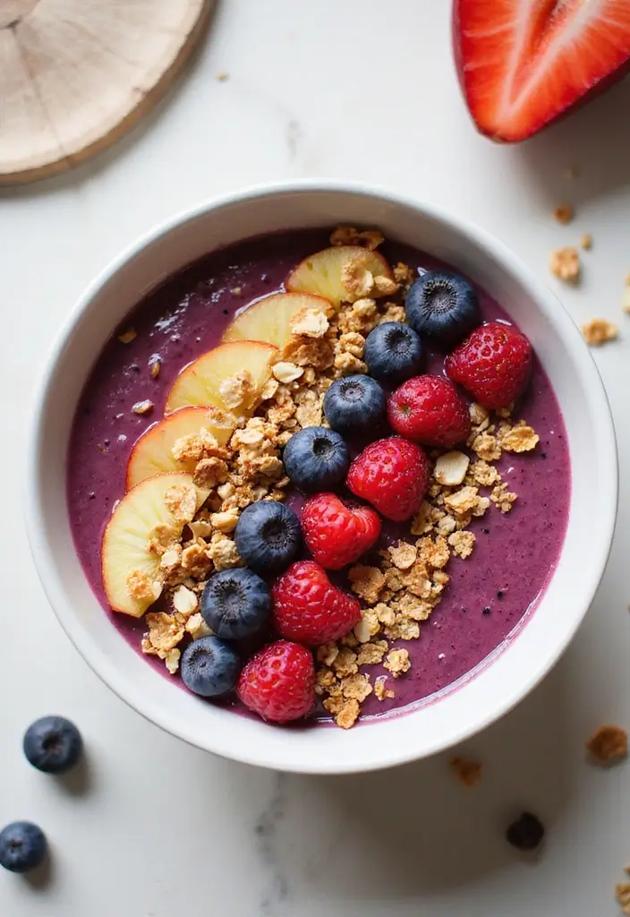 30+ Work from Home Lunch Ideas for Quick Midday Meals 134 30+ Work from Home Lunch Ideas for Quick Midday Meals - 22. Berry Smoothie Bowl
