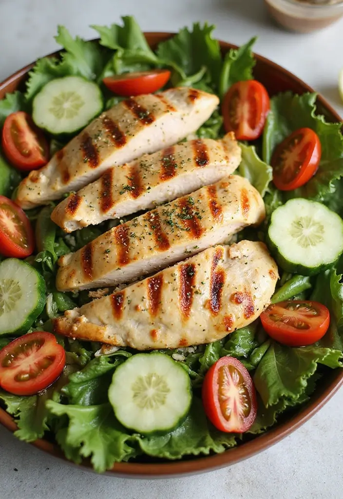 30+ Work from Home Lunch Ideas for Quick Midday Meals 146 30+ Work from Home Lunch Ideas for Quick Midday Meals - 24. Grilled Chicken Salad