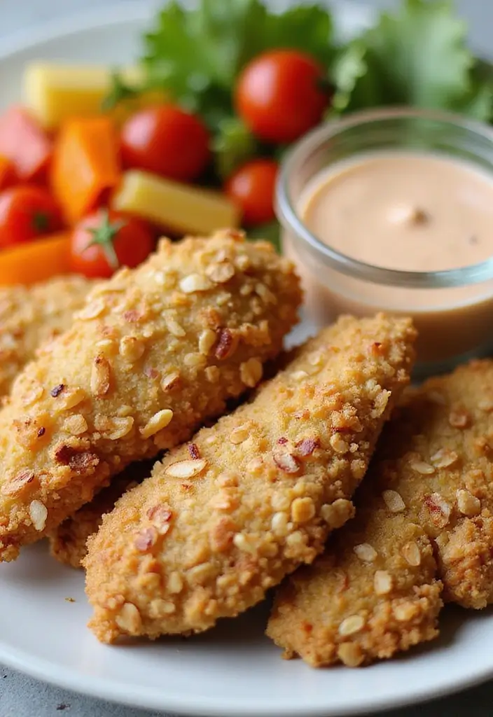 30+ Work from Home Lunch Ideas for Quick Midday Meals 160 30+ Work from Home Lunch Ideas for Quick Midday Meals - 26. Almond-Crusted Chicken Tenders