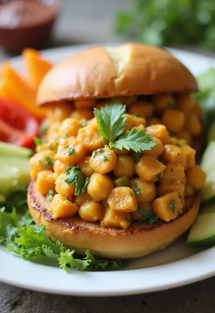 30+ Work from Home Lunch Ideas for Quick Midday Meals 13 30+ Work from Home Lunch Ideas for Quick Midday Meals - 3. Chickpea Salad Sandwich